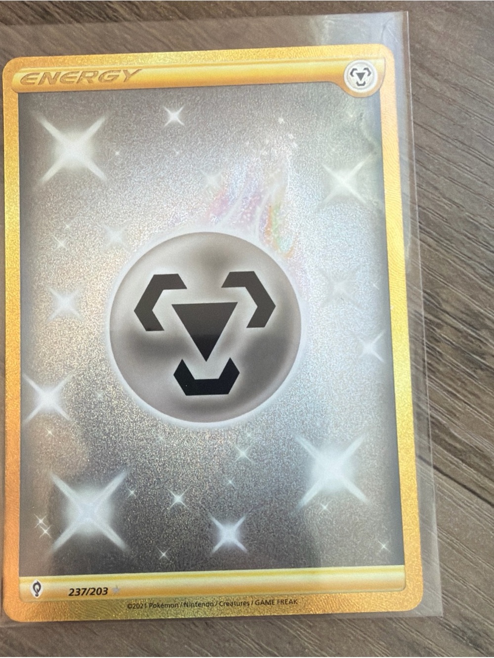 Metal Energy 237/203 (Secret) Holofoil SWSH07 Evolving Skies Pokemon Near Mint